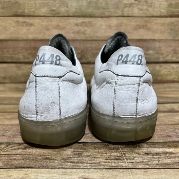 P448 John clear low sneakers. In excellent condition. Size 13 - Picture 6 of 8